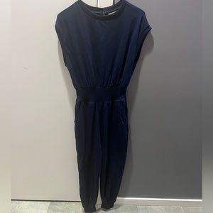 Bishop + Young Navy Jumpsuit